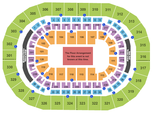 Paycom Center Journey Seating Chart